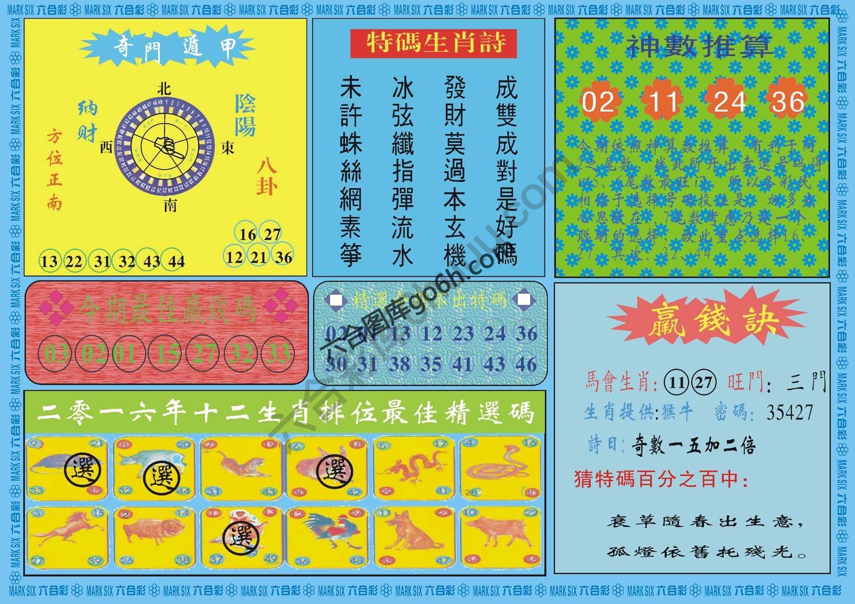 黄大仙灵码