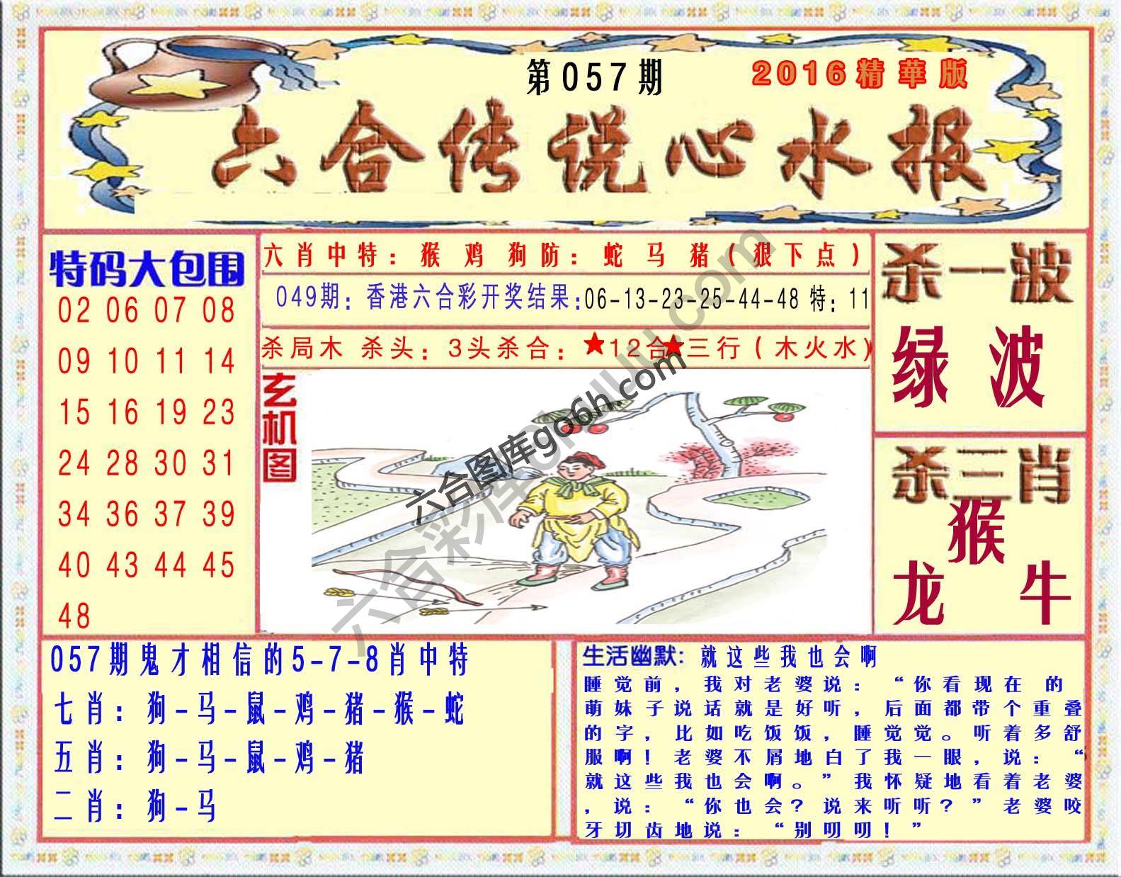 六合传说心水报