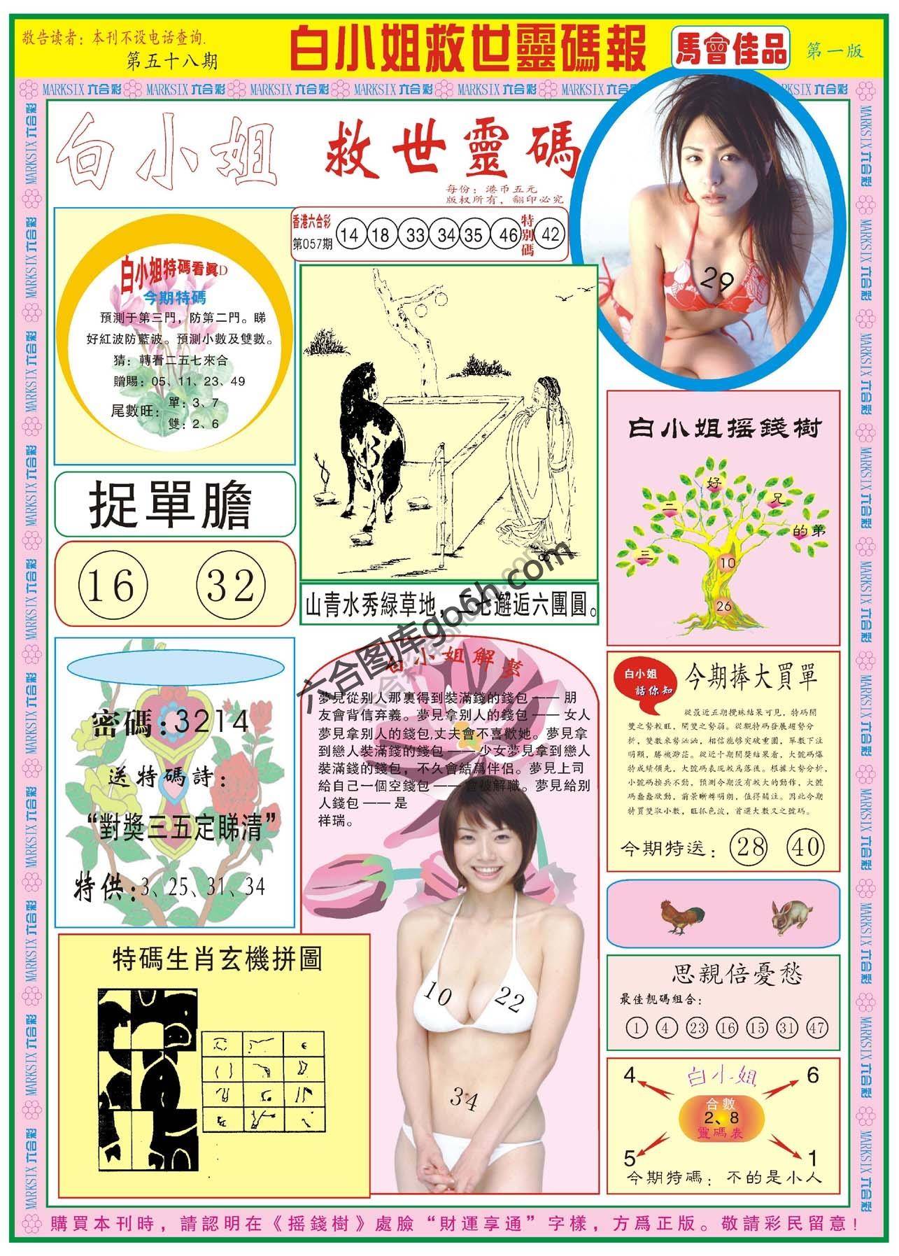 白小姐救世灵码报