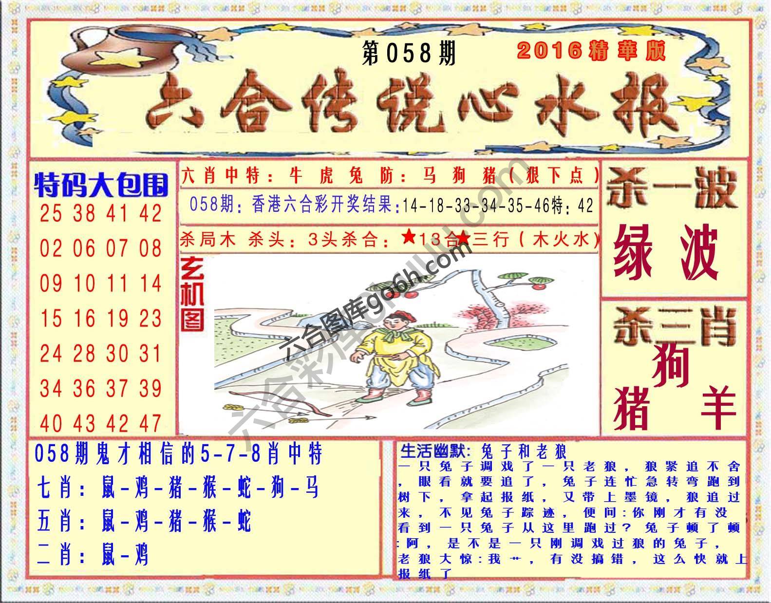 六合传说心水报