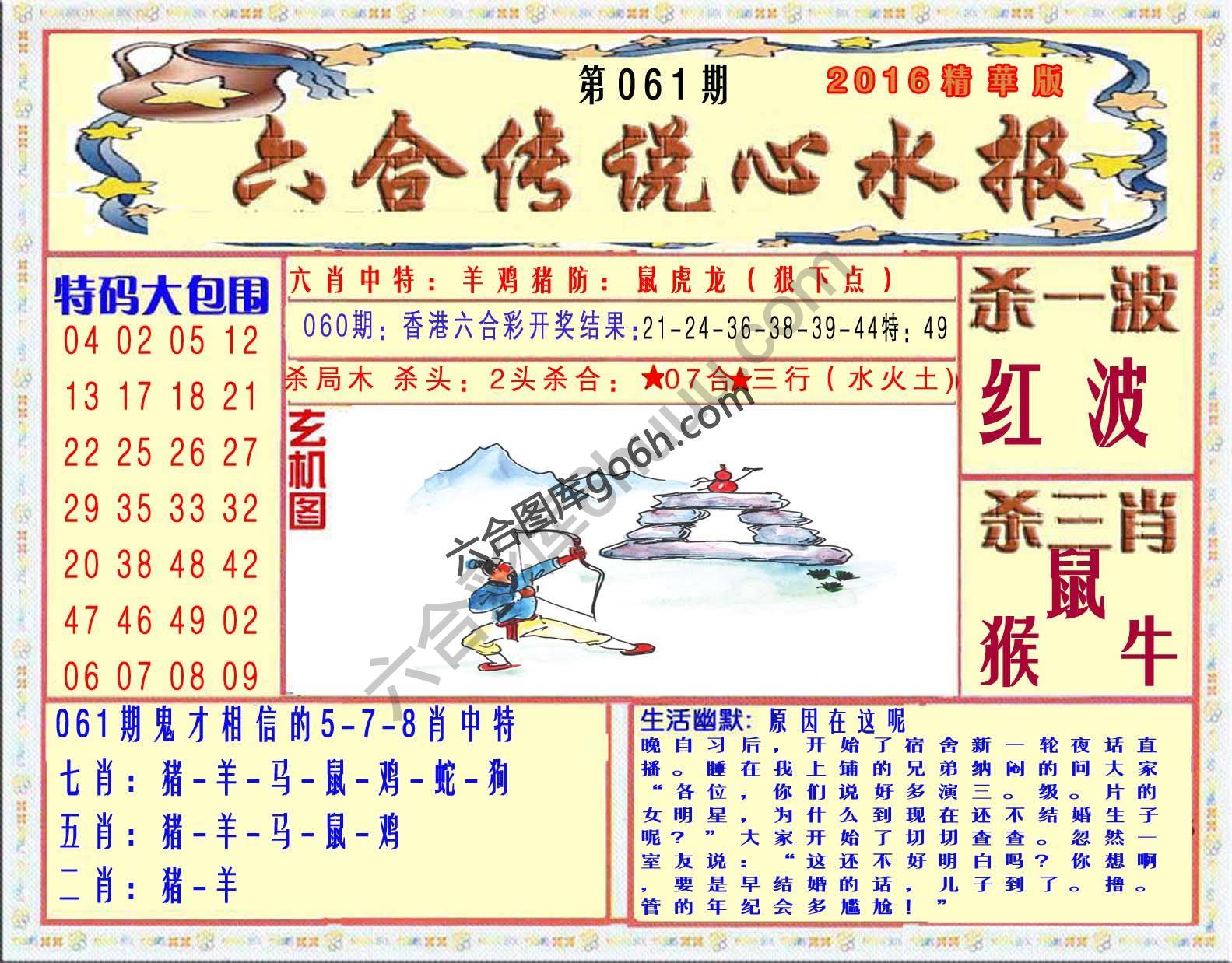 六合传说心水报