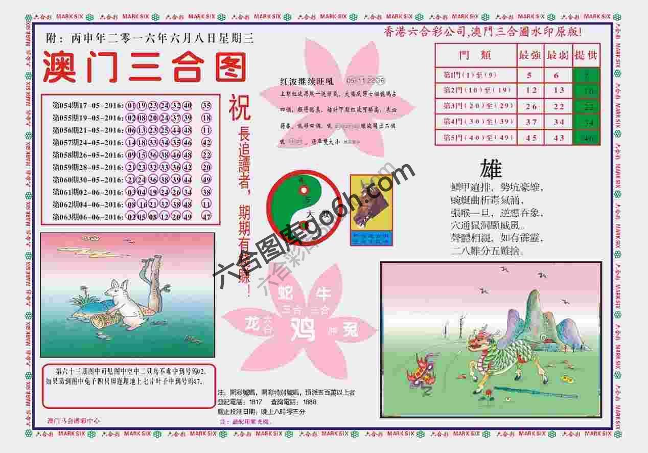 澳门三合图
