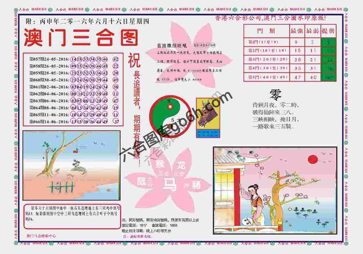 澳门三合图