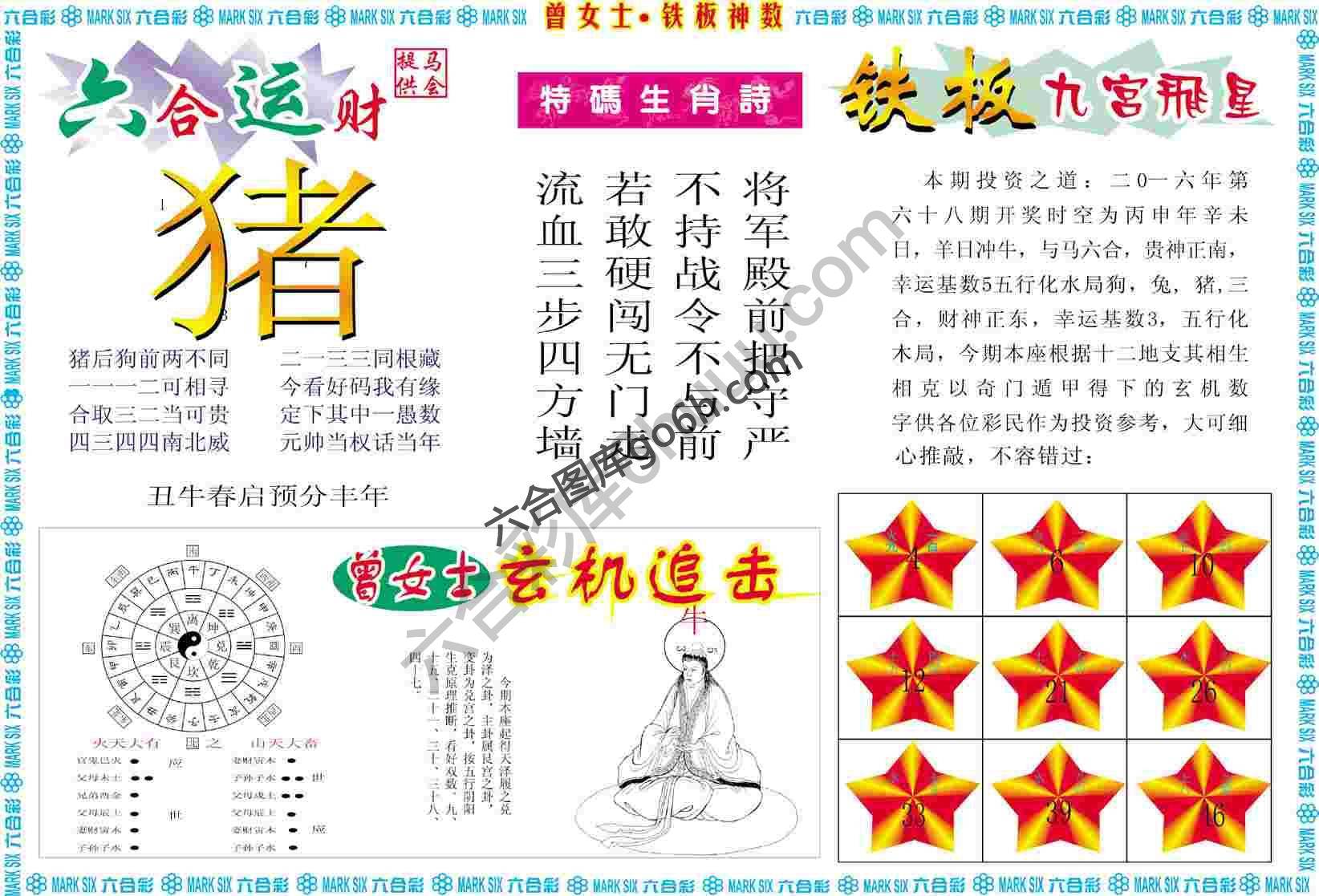 曾女士铁板神数