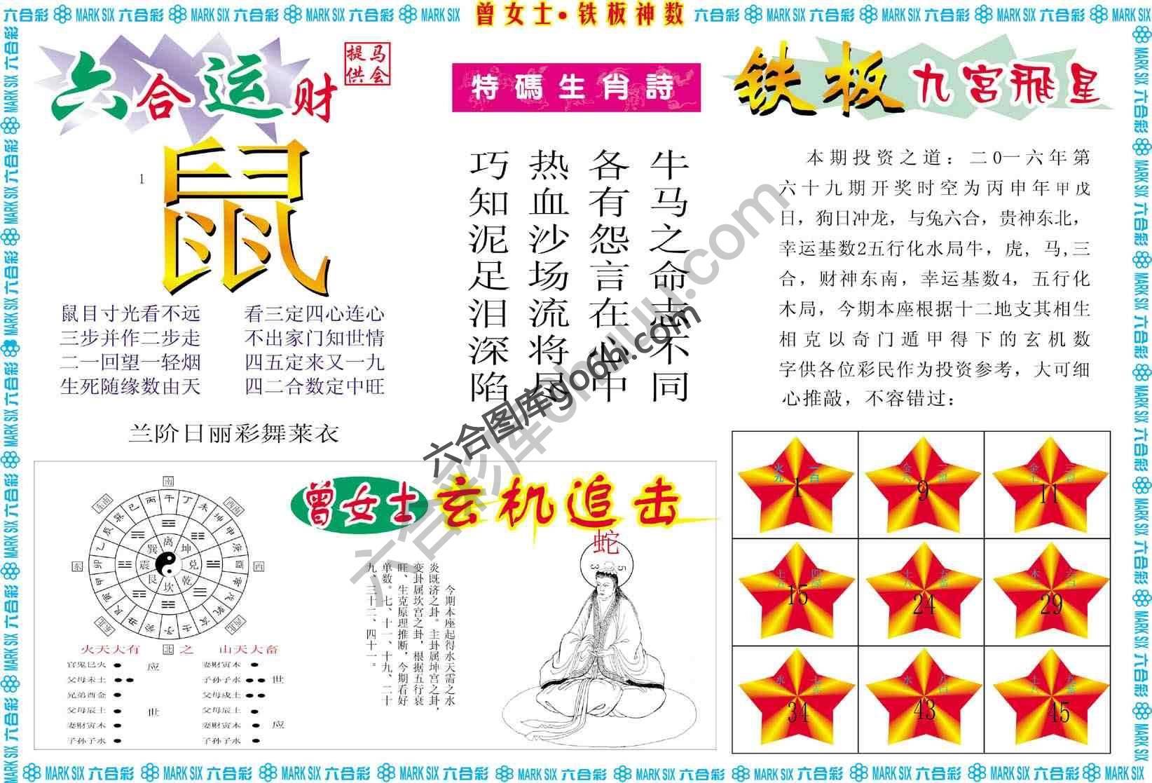 曾女士铁板神数