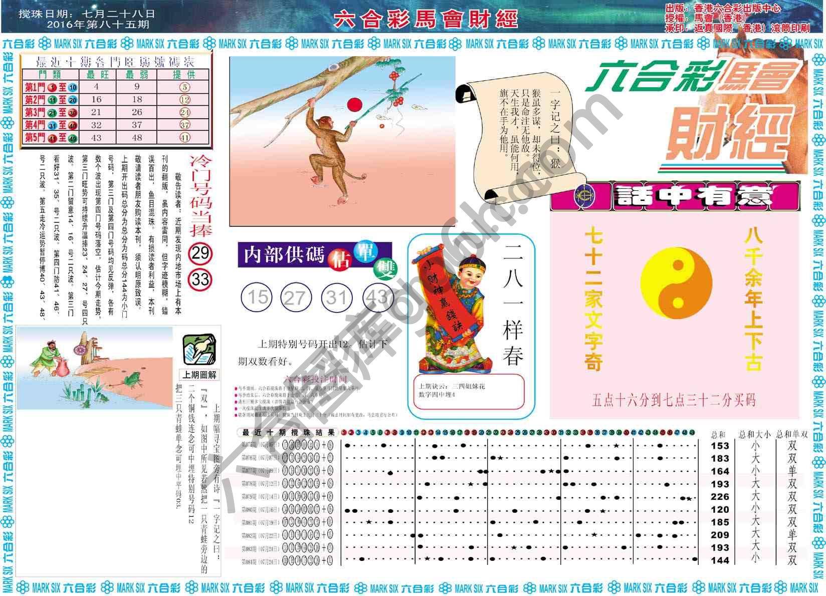 六合彩马会财经