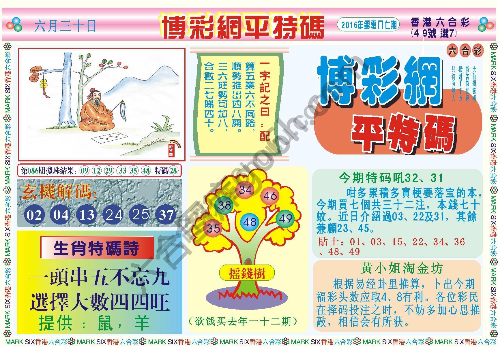 博彩网平特码