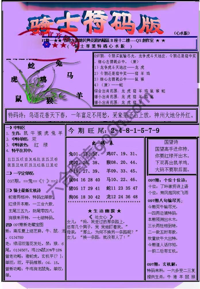 另类骑士特码版