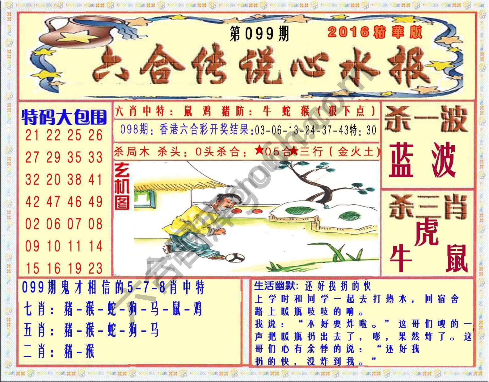 六合传说心水报