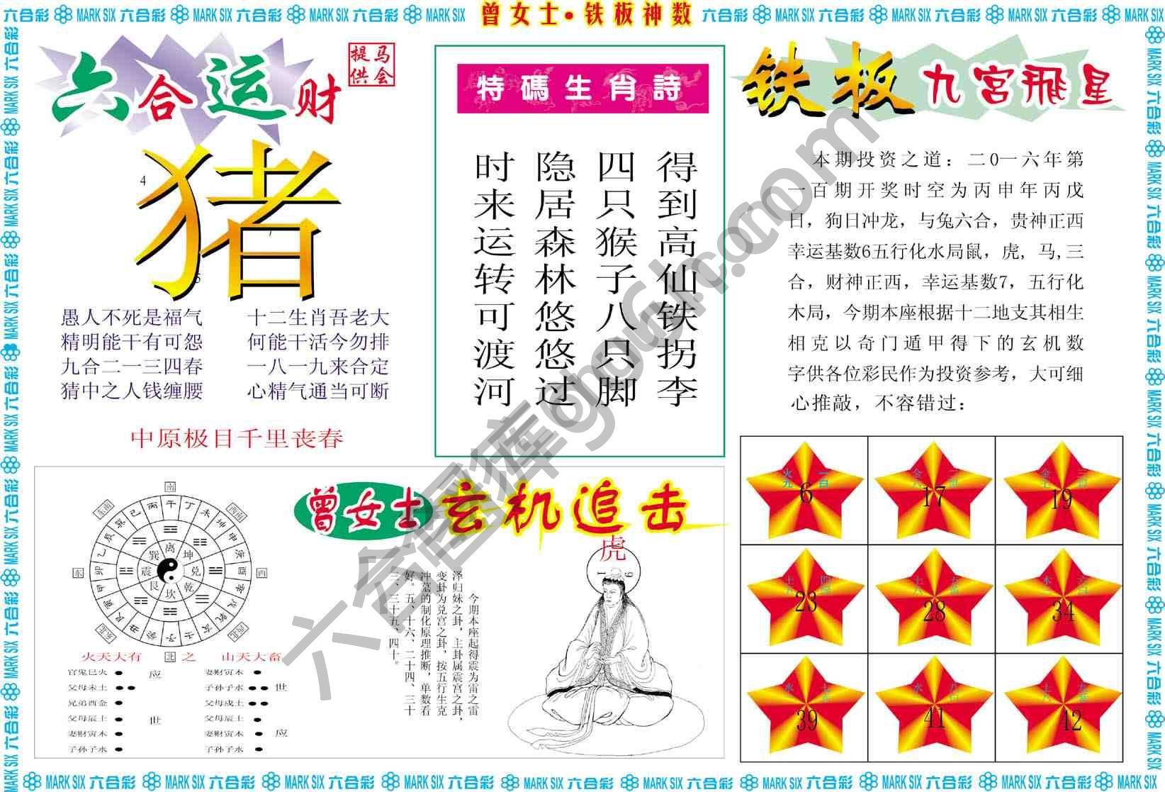 曾女士铁板神数