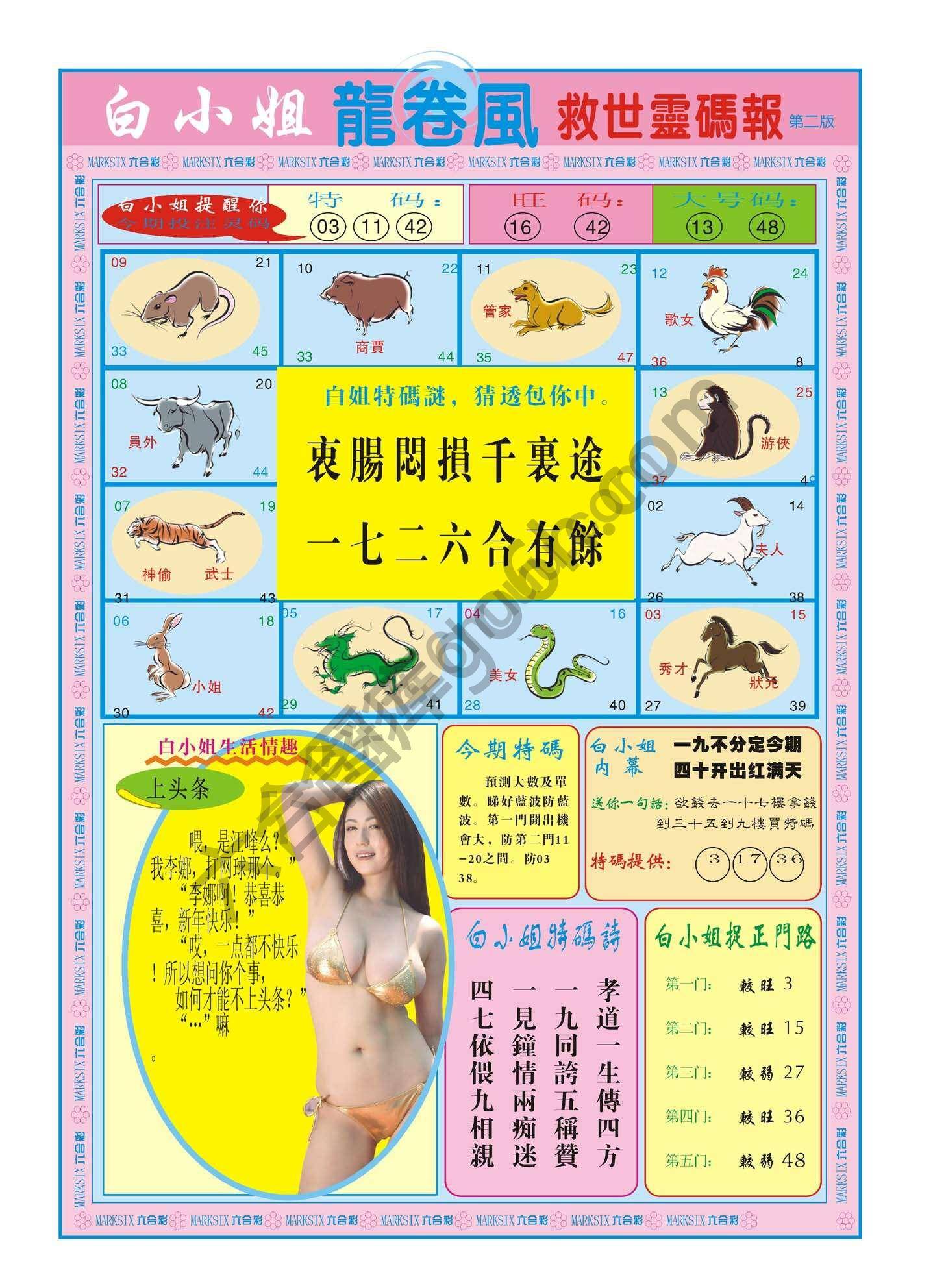 白小姐龙卷风