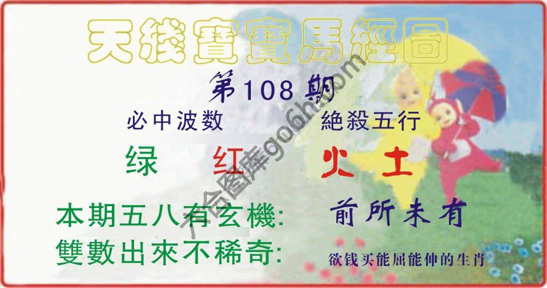 天线宝宝马经图