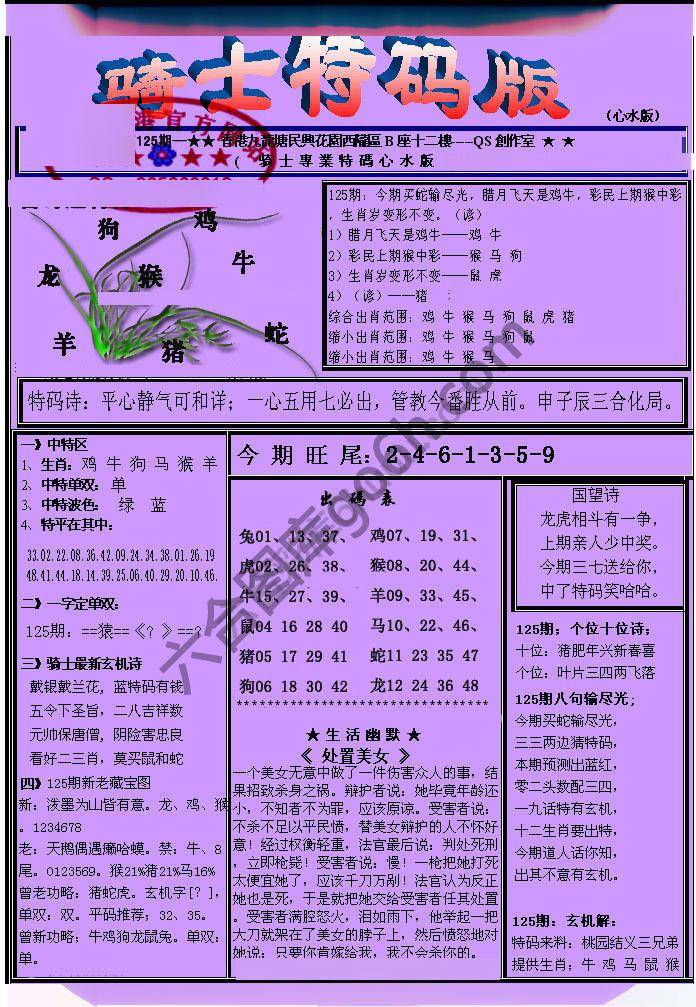 另类骑士特码版