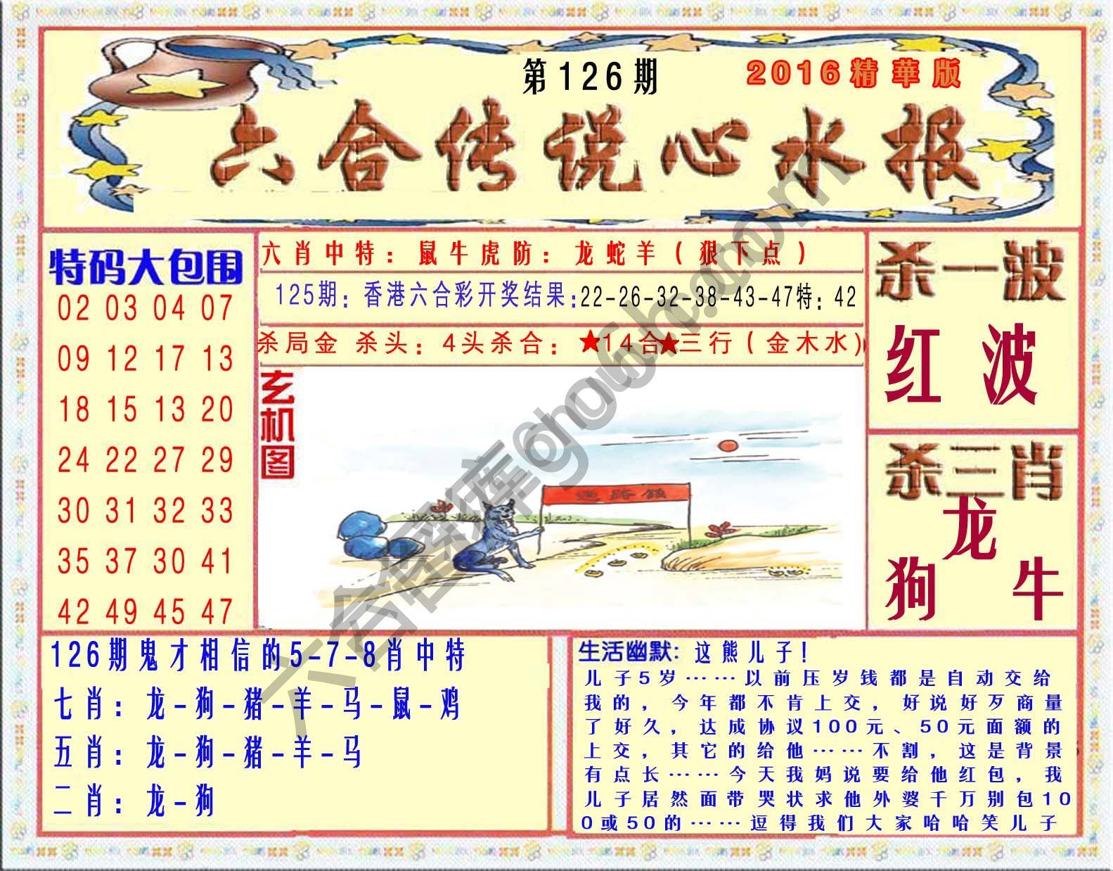 六合传说心水报