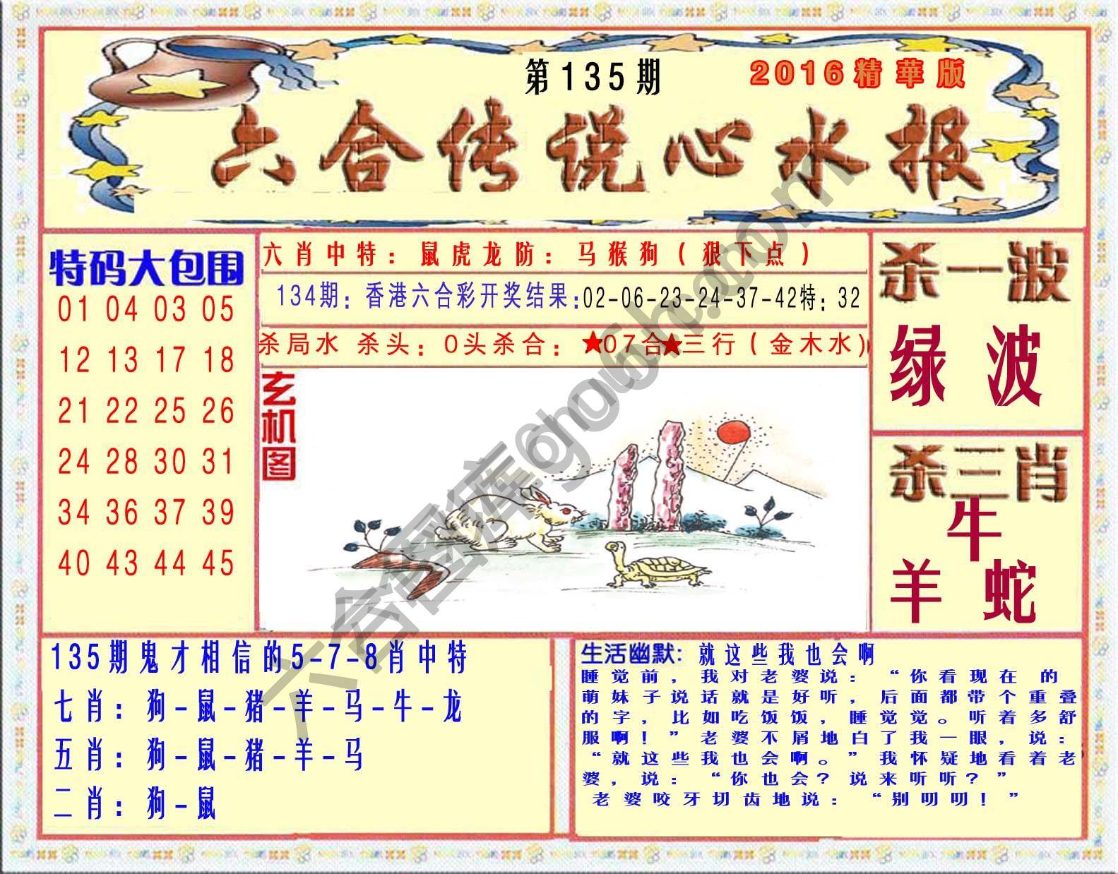 六合传说心水报