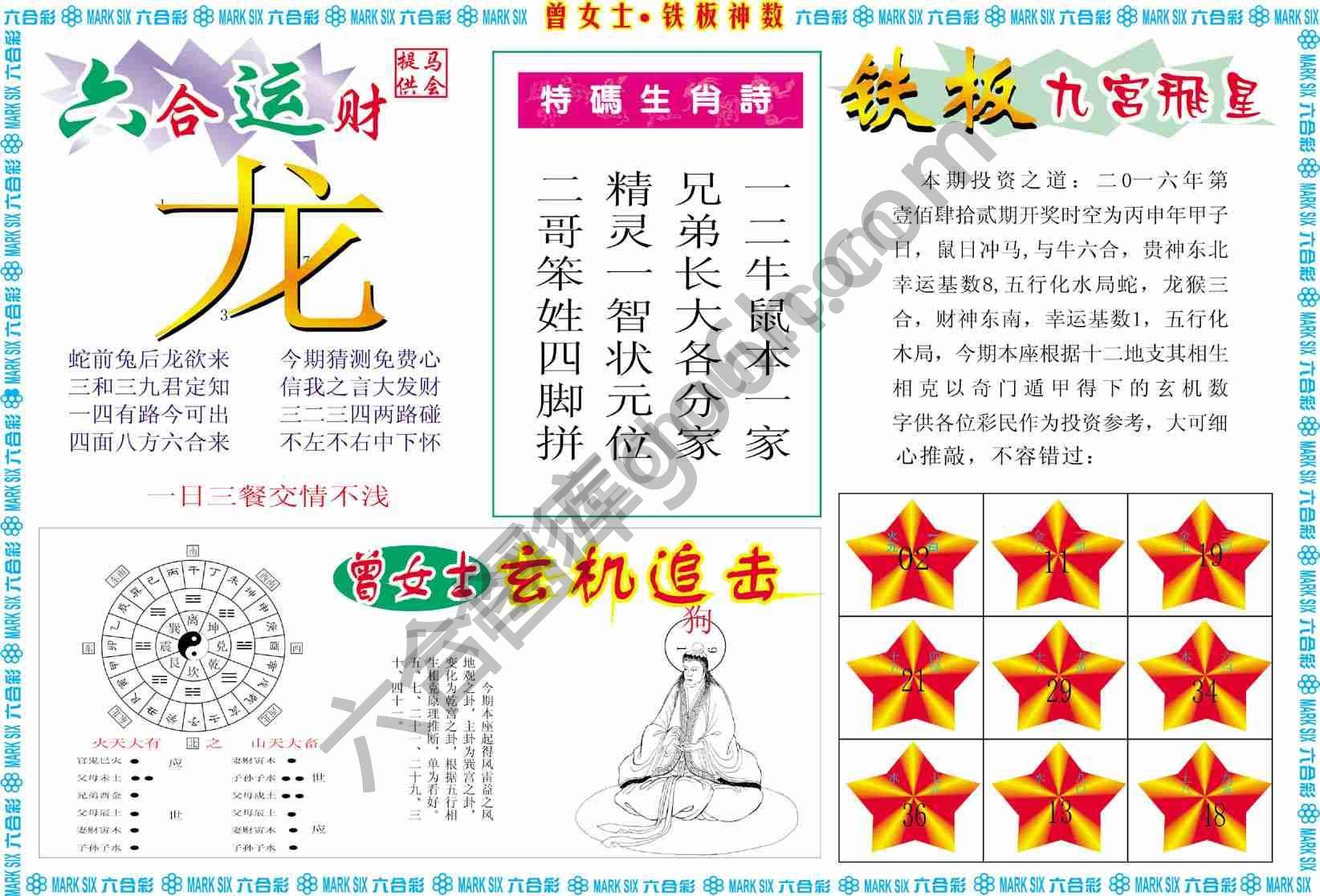 曾女士铁板神数