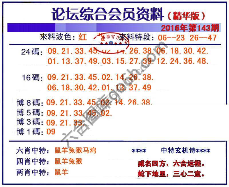 综合会员资料