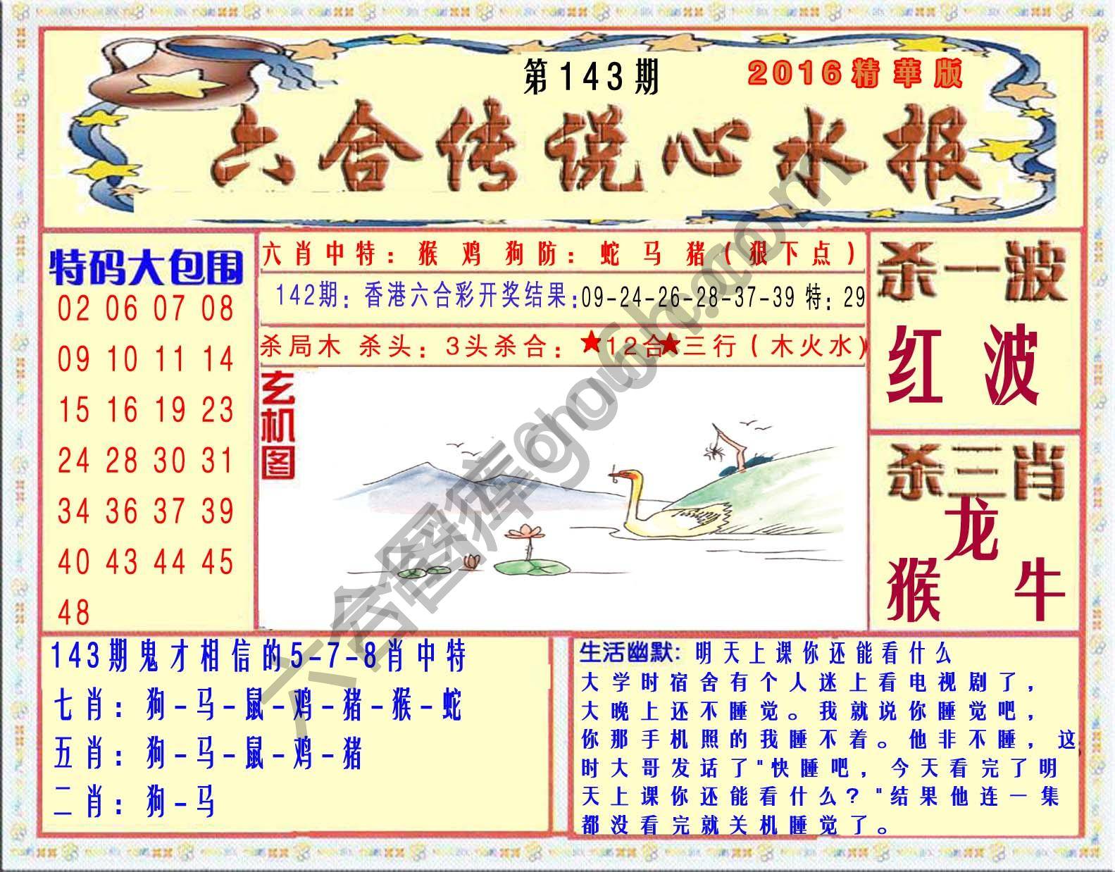 六合传说心水报