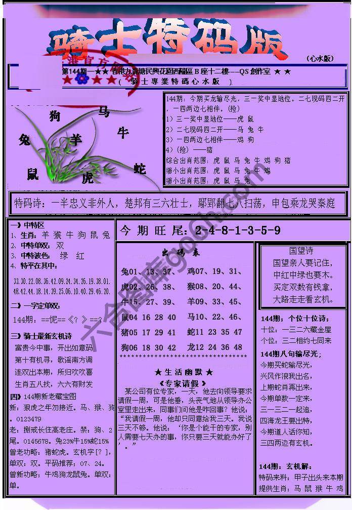 另类骑士特码版