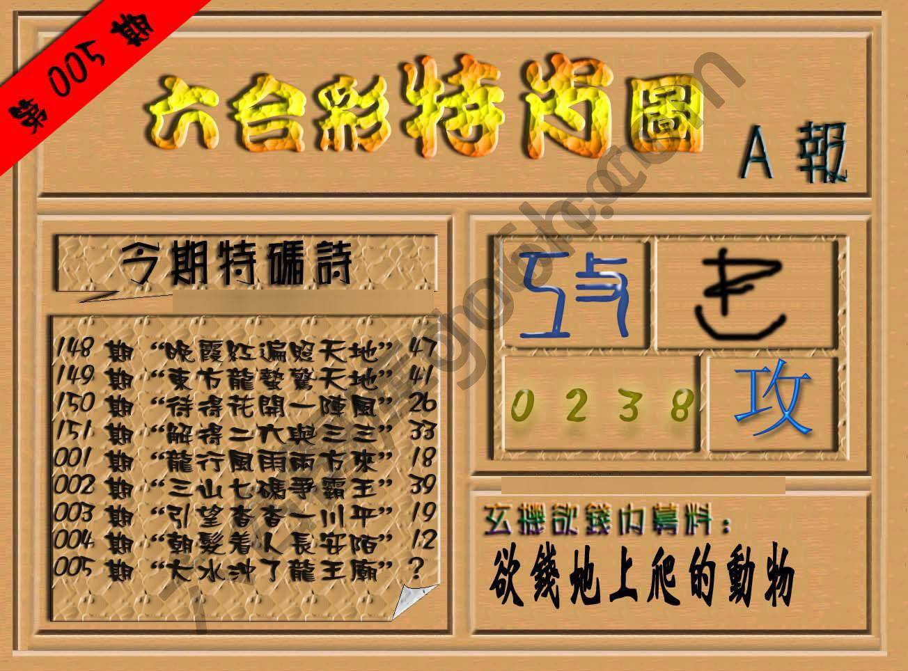 六合彩特肖图