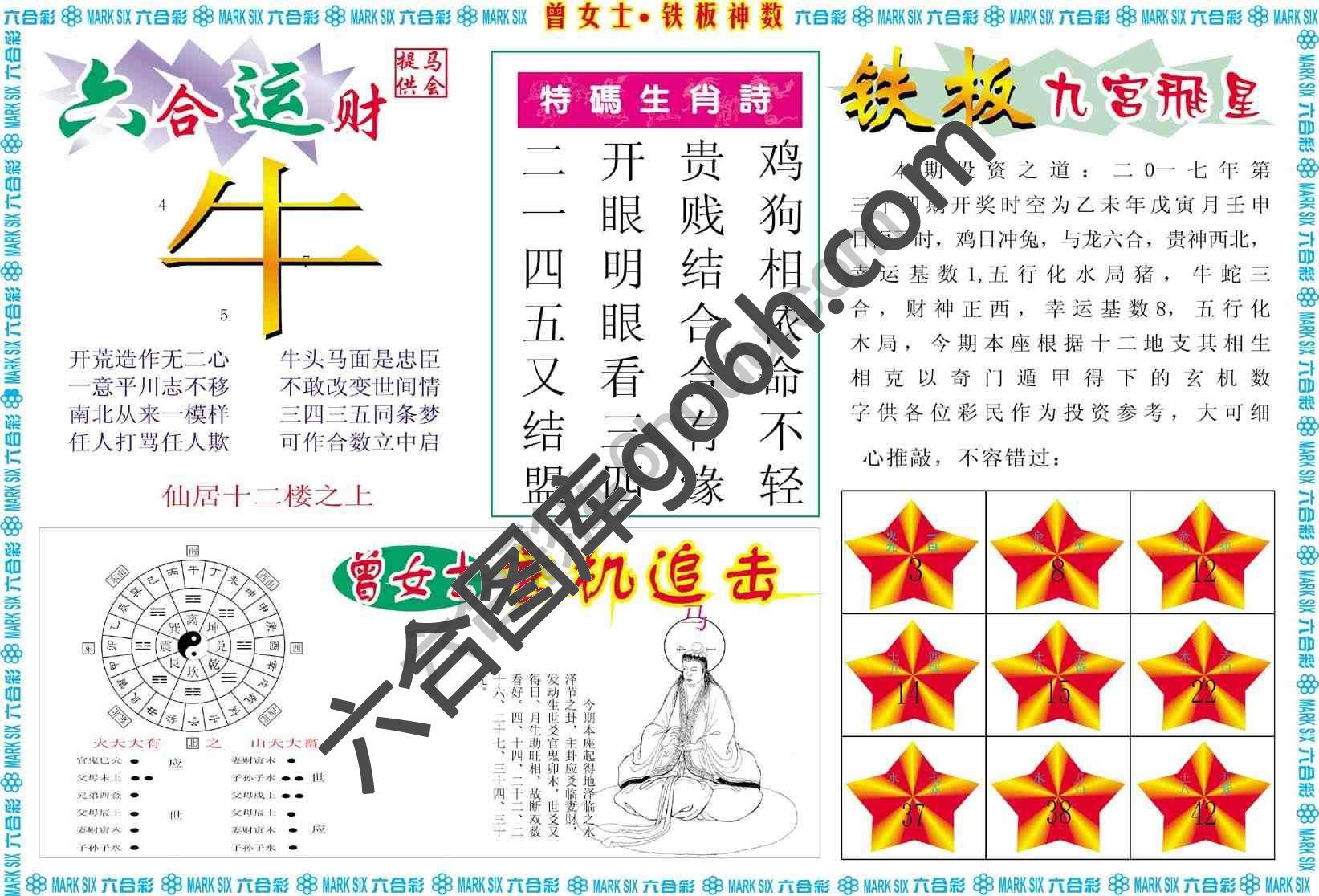 曾女士铁板神数