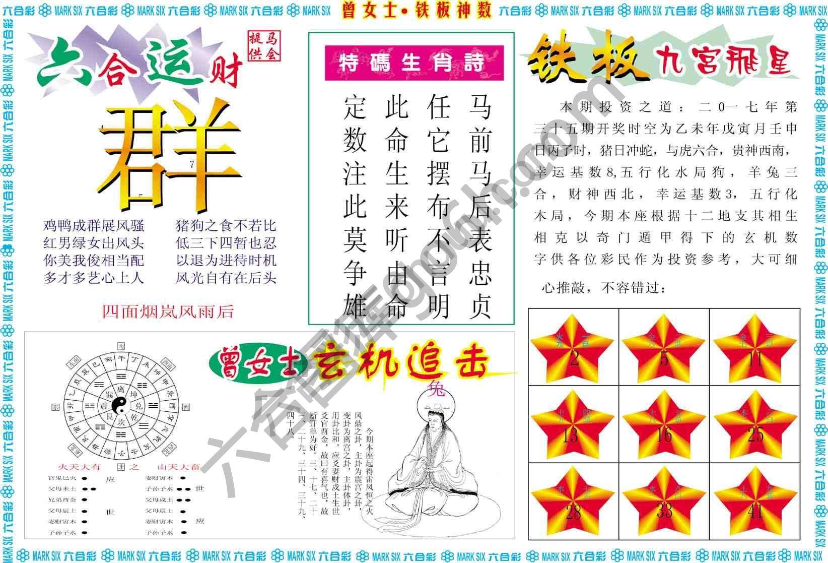 曾女士铁板神数