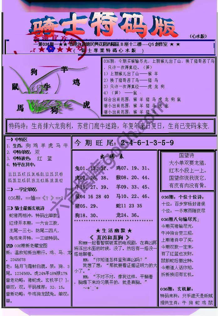 另类骑士特码版