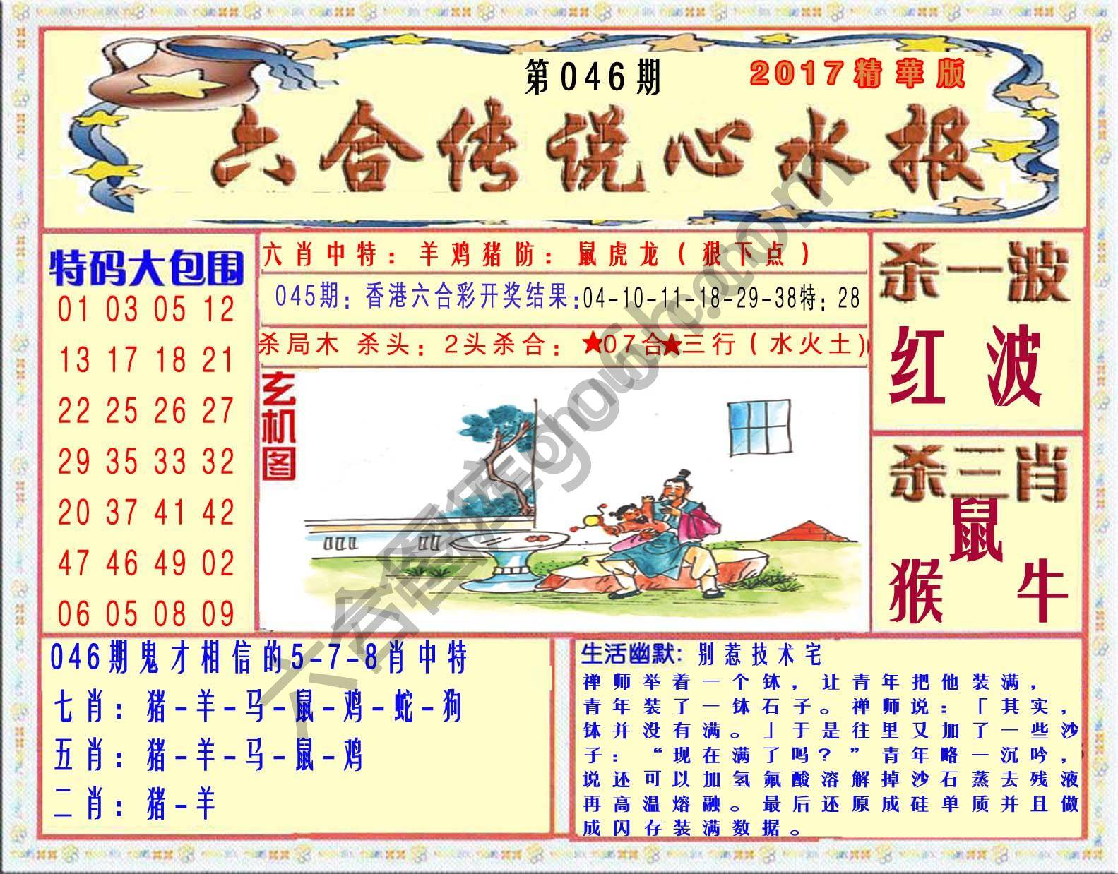 六合传说心水报