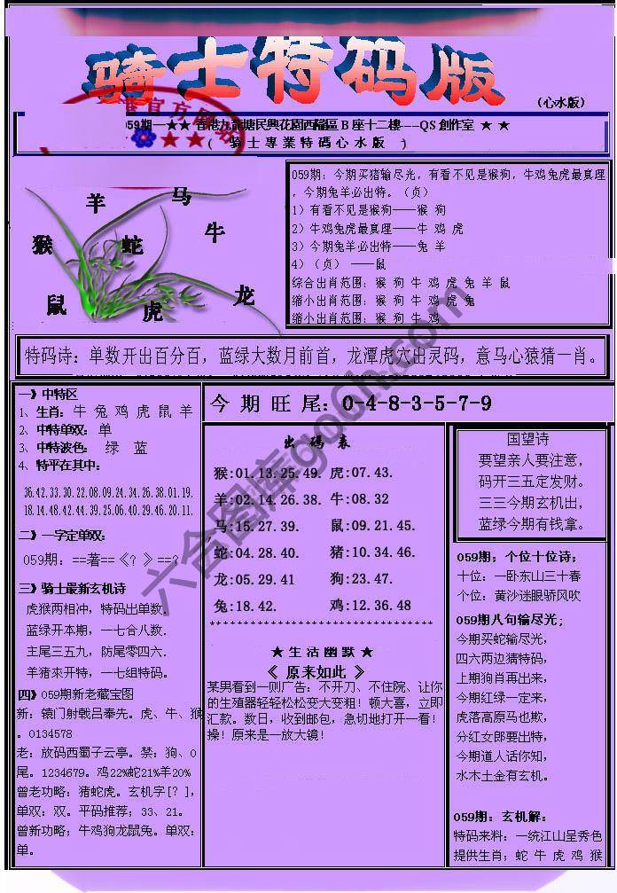 另类骑士特码版