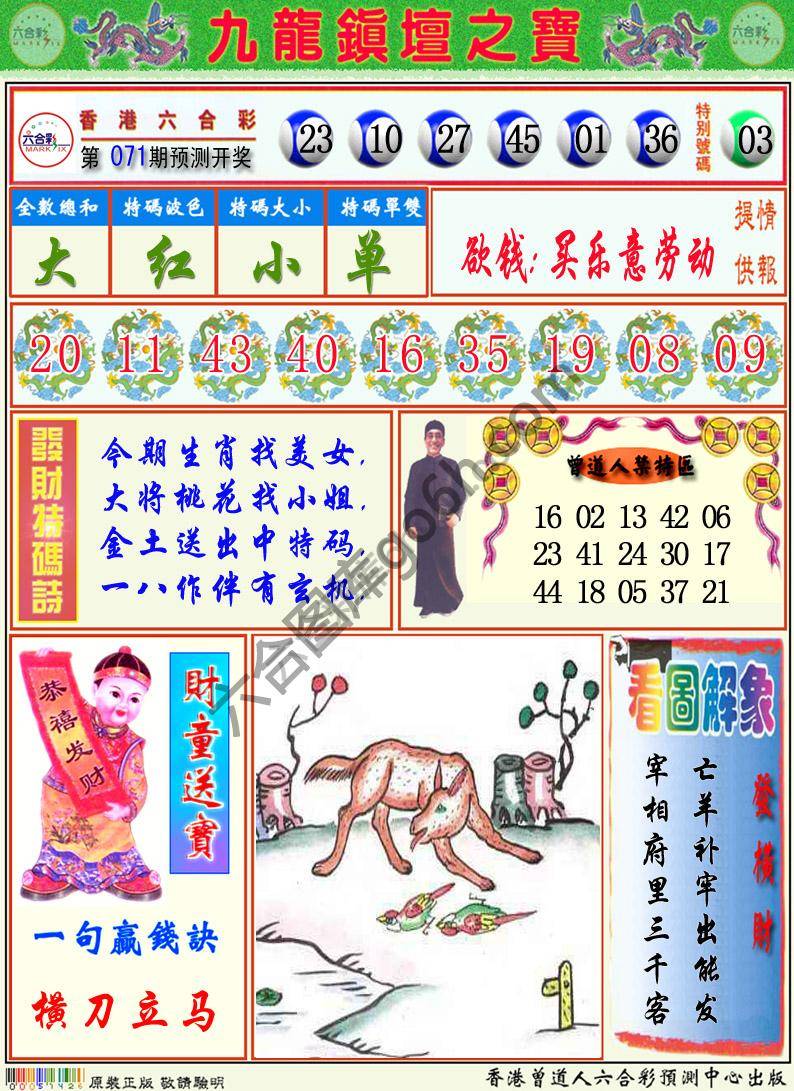 九龙挂牌解特码