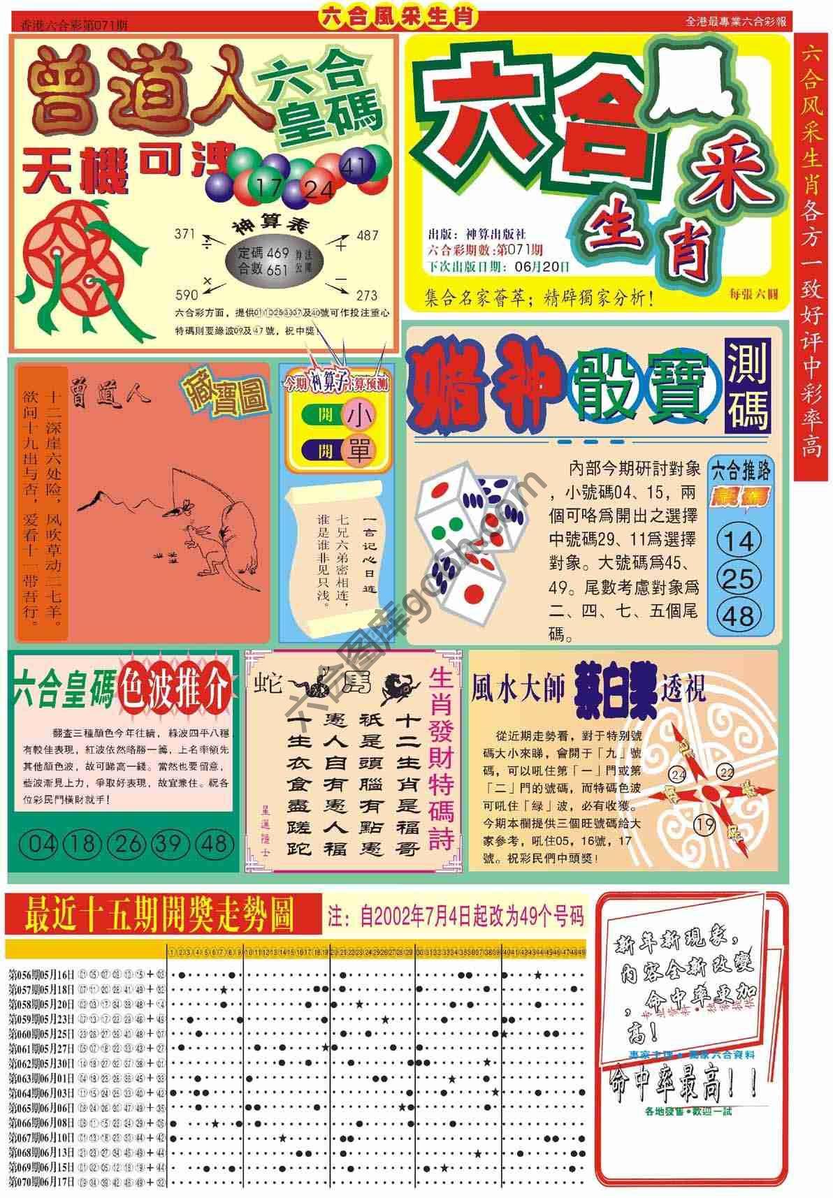 六合风采生肖
