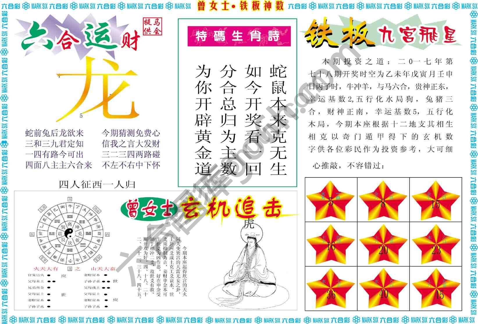 曾女士铁板神数