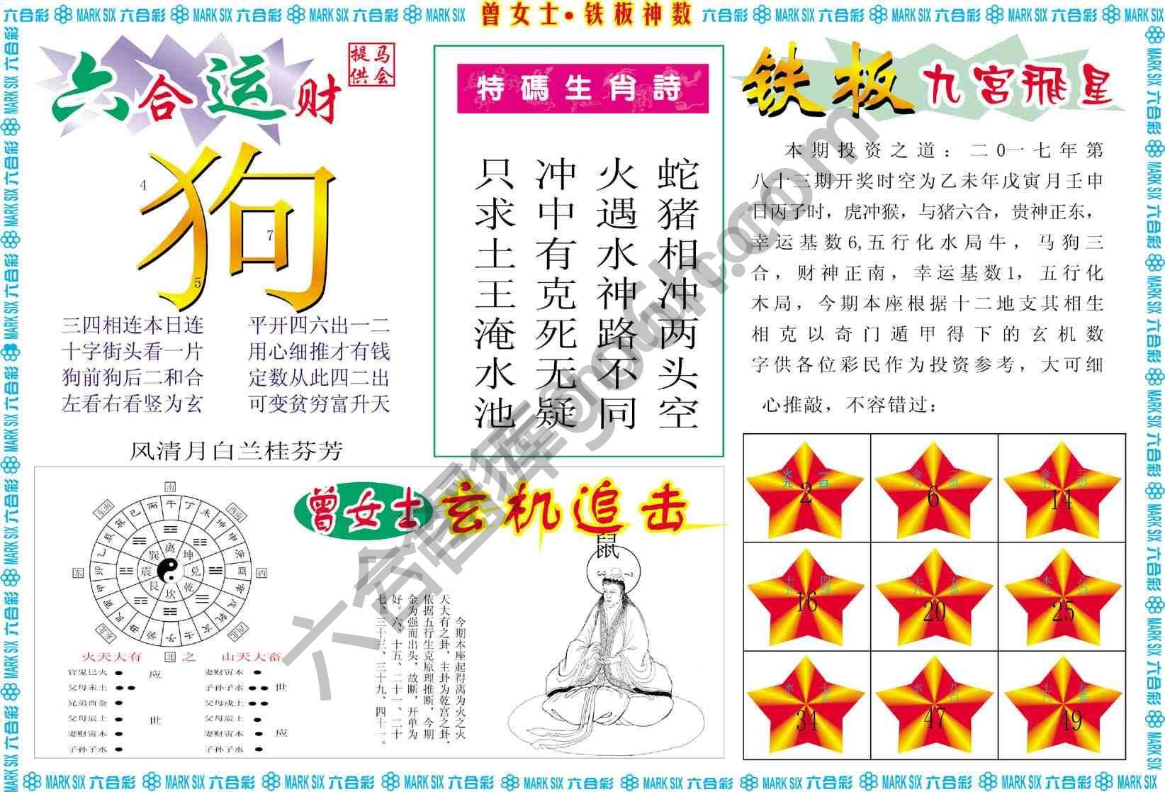 曾女士铁板神数