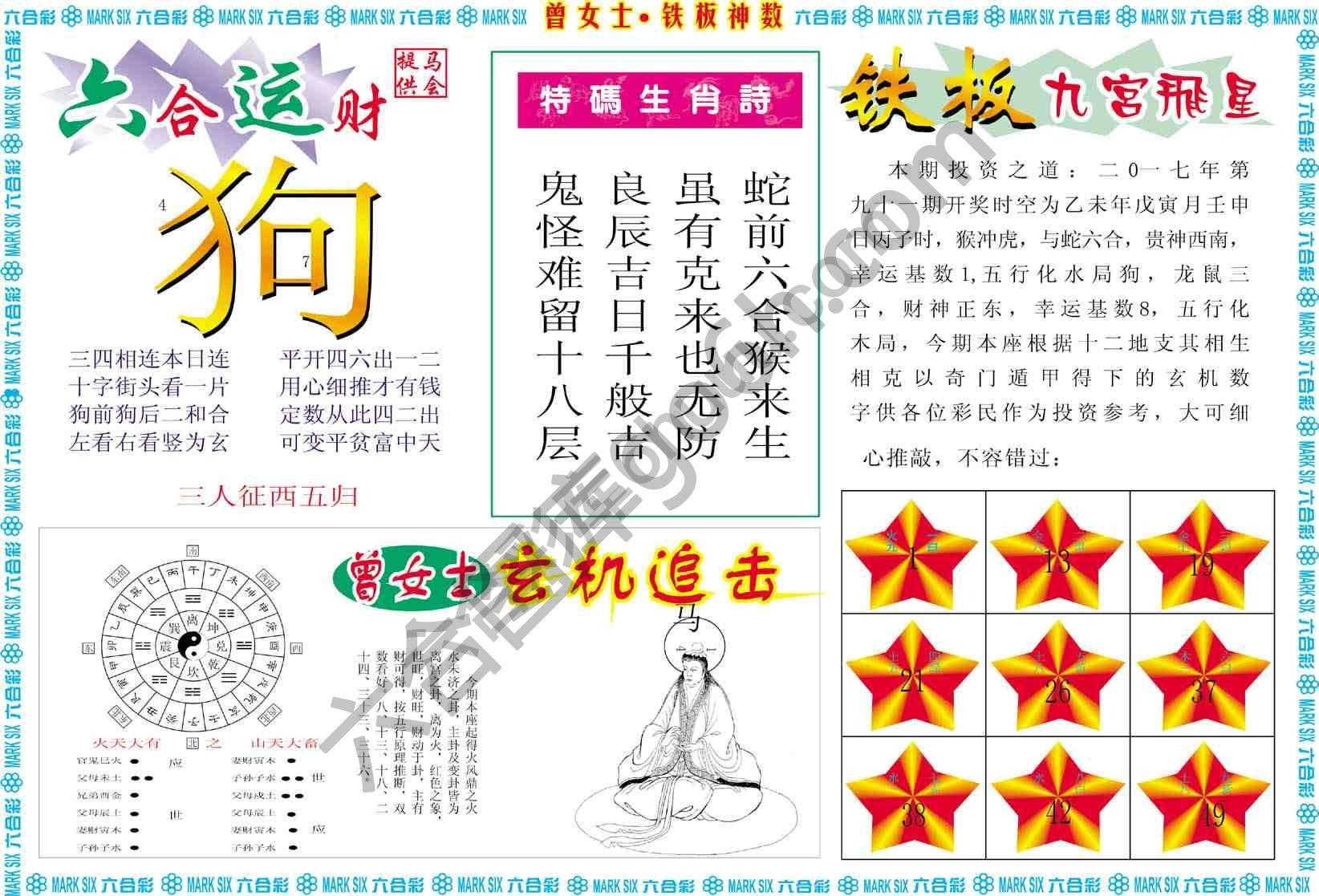 曾女士铁板神数