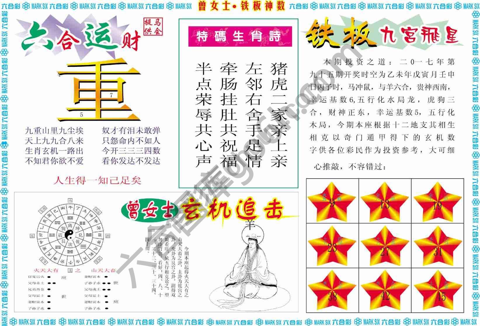 曾女士铁板神数