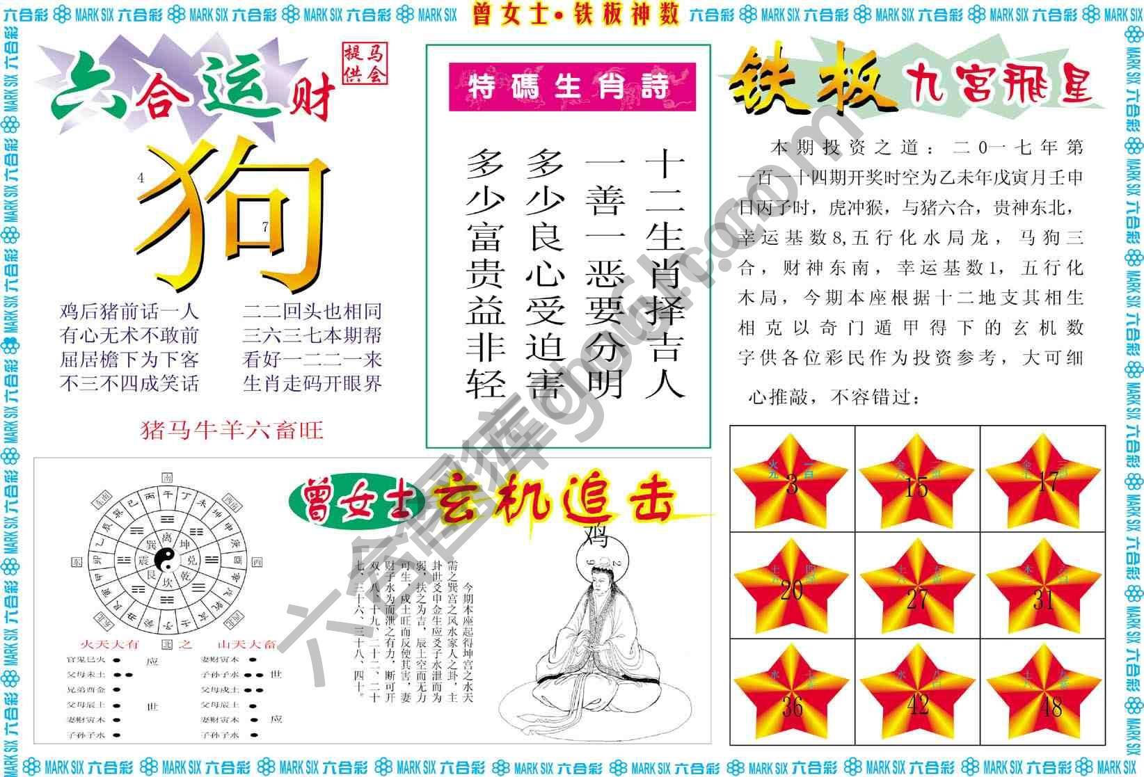 曾女士铁板神数