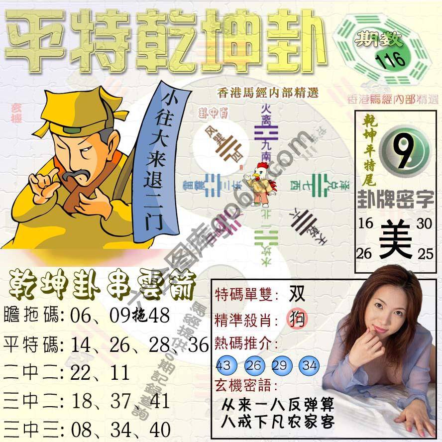 平特乾坤卦