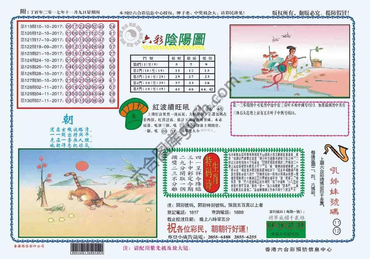 六彩阴阳图
