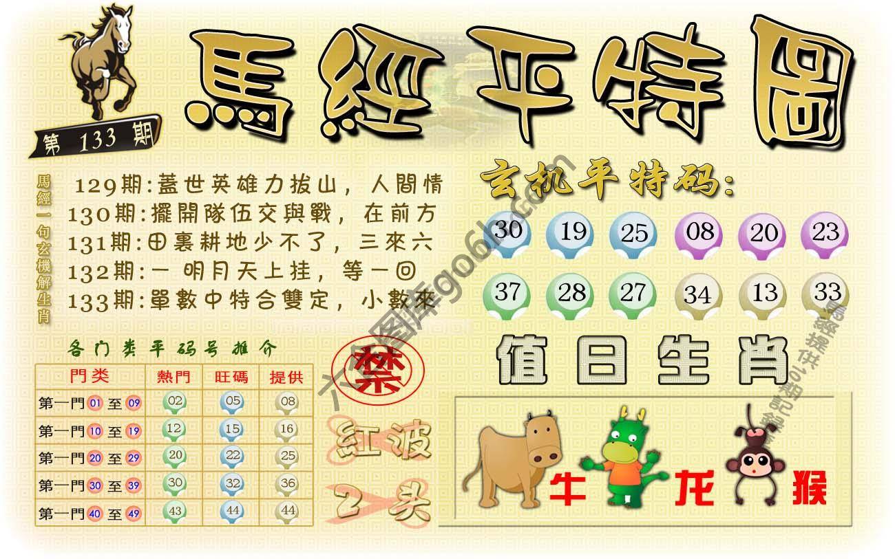 马经平特图