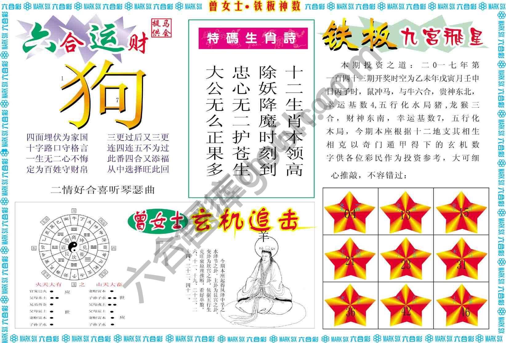 曾女士铁板神数