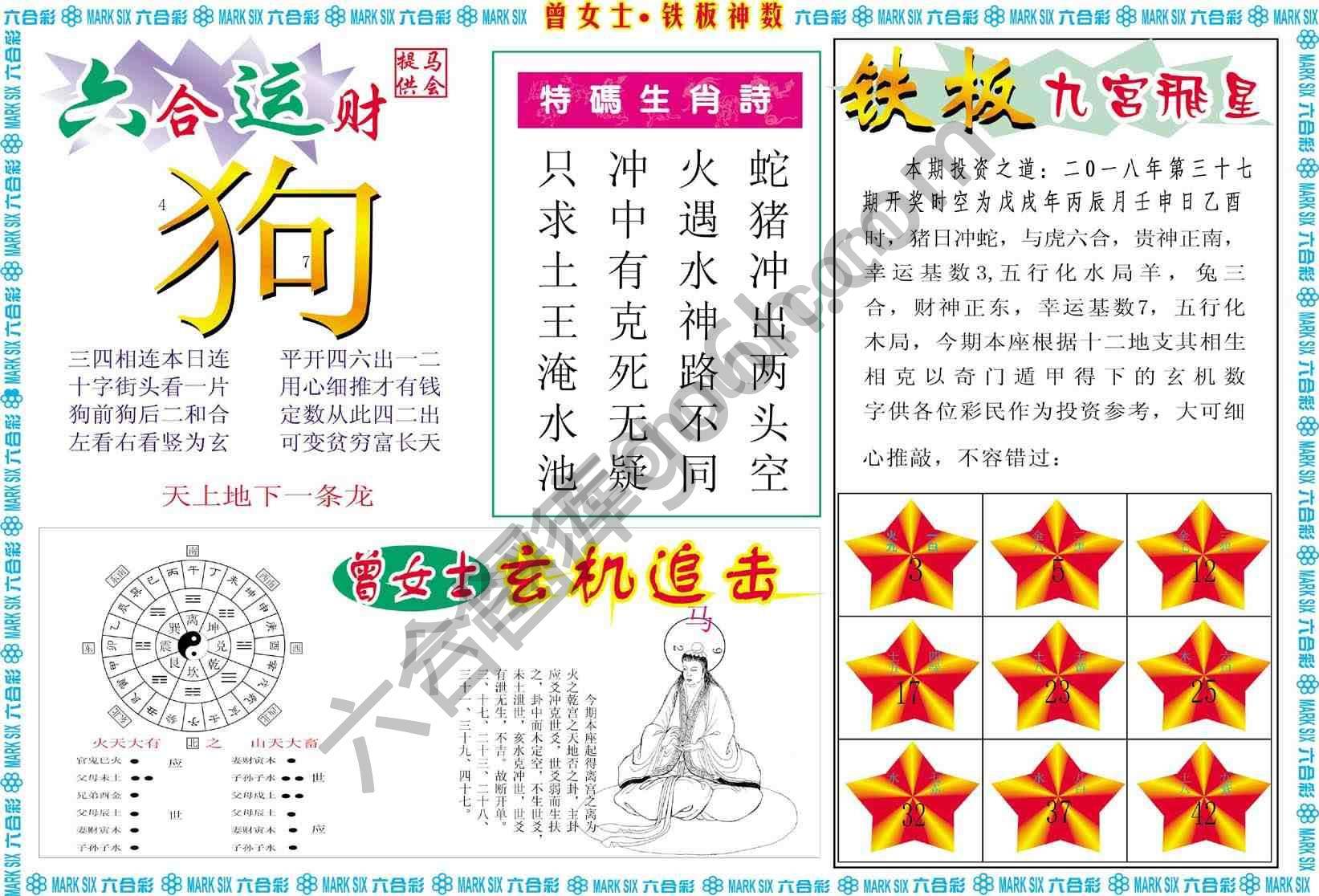 曾女士铁板神数