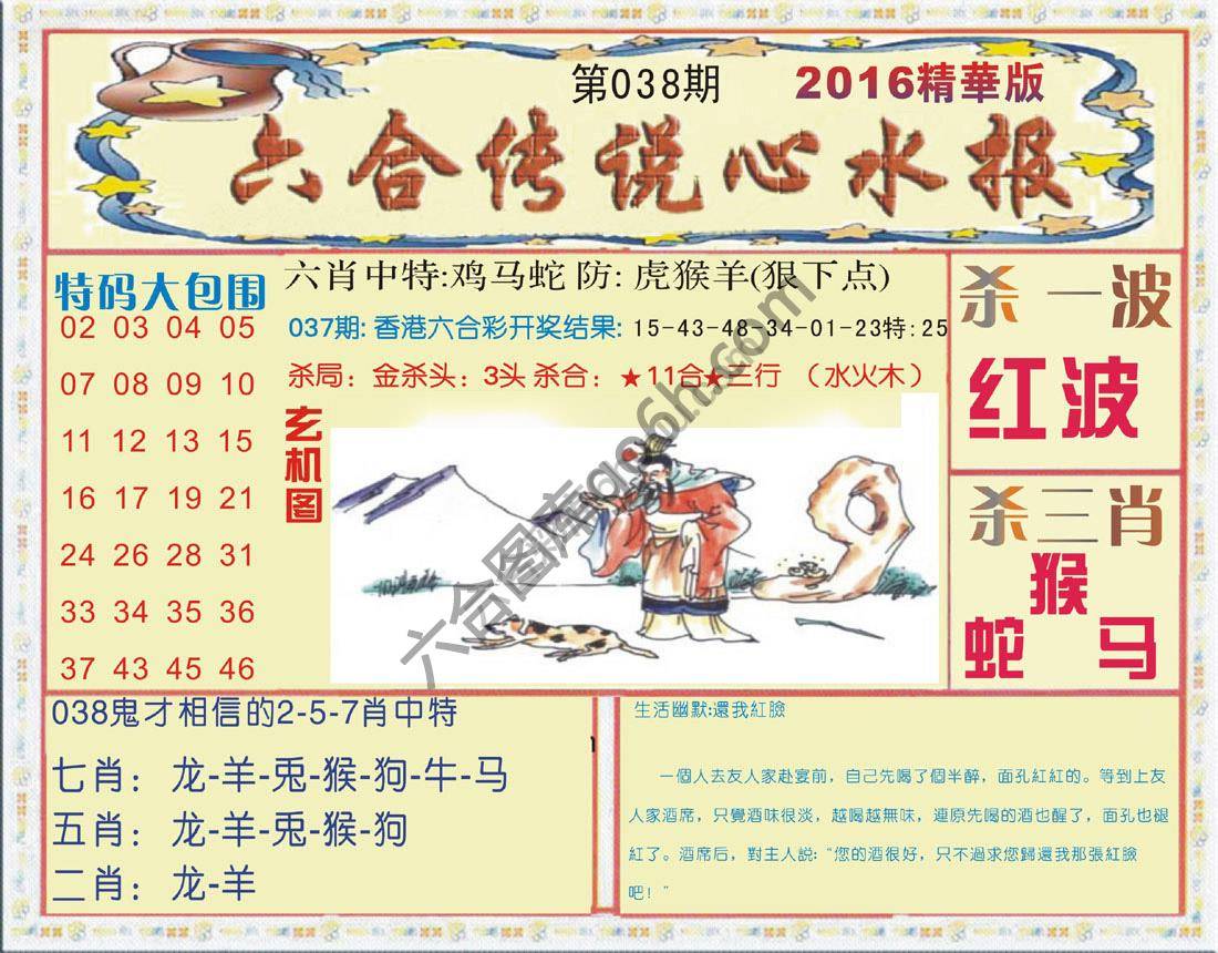六合传说心水报