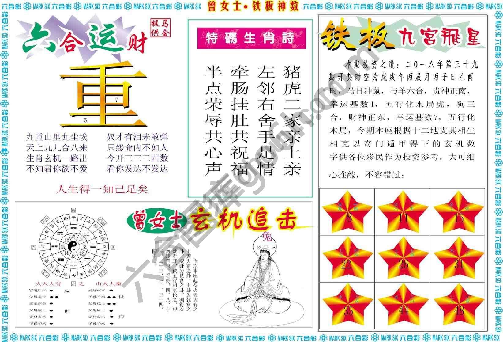 曾女士铁板神数