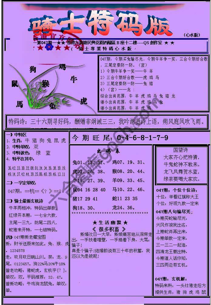 另类骑士特码版