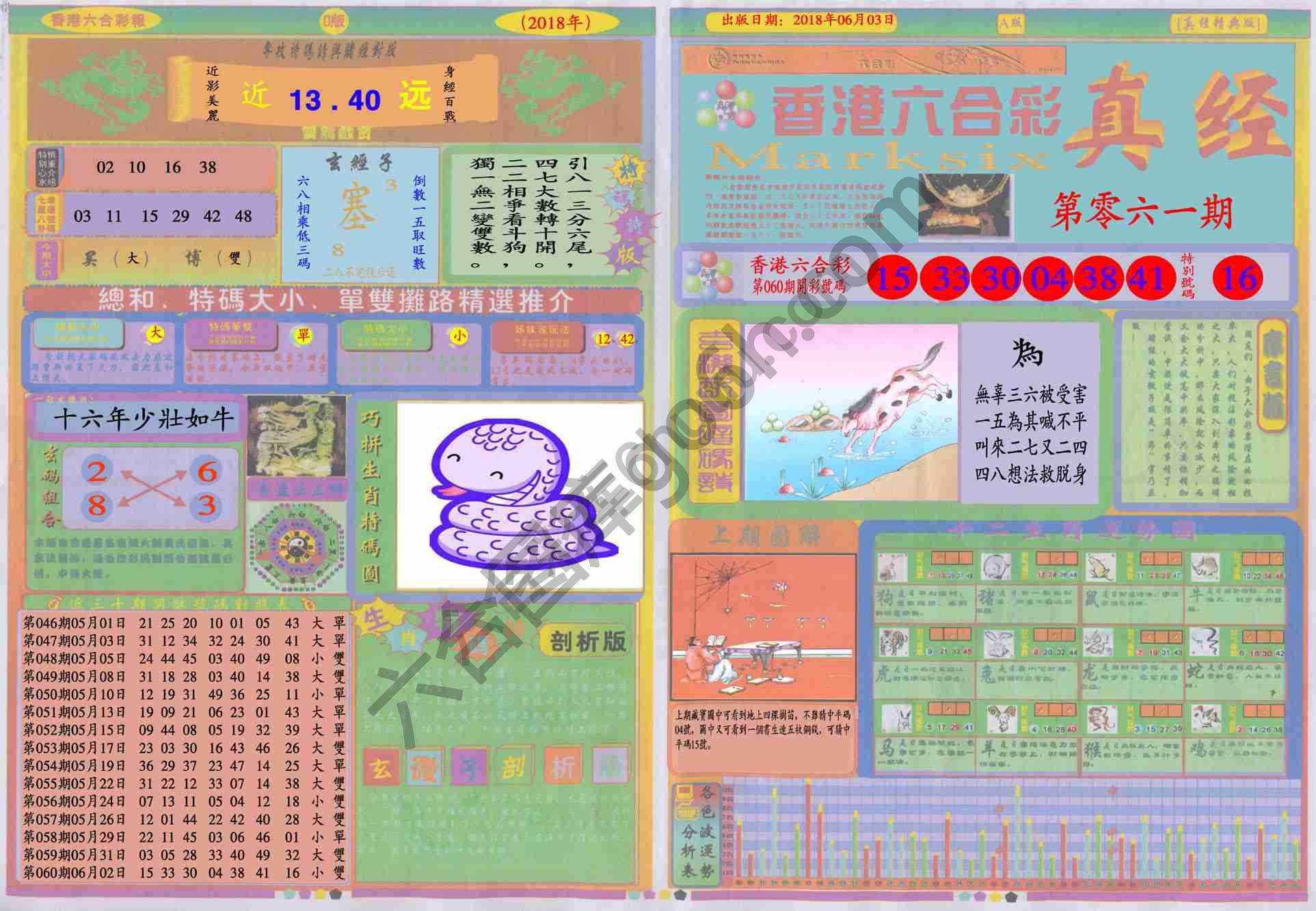 香港六合彩真经