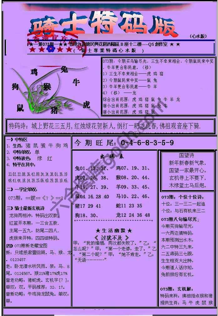 另类骑士特码版