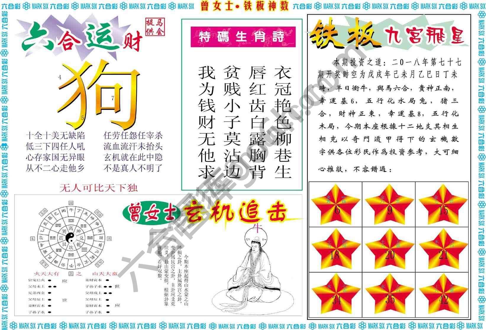 曾女士铁板神数