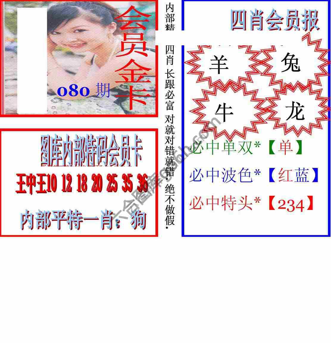 马经四肖会员报