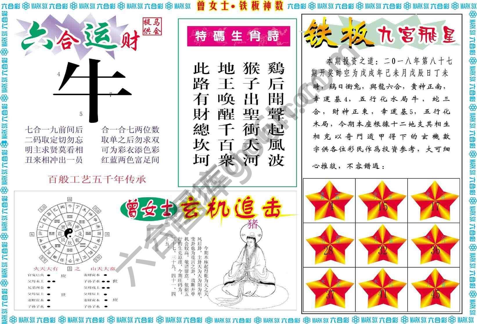 曾女士铁板神数