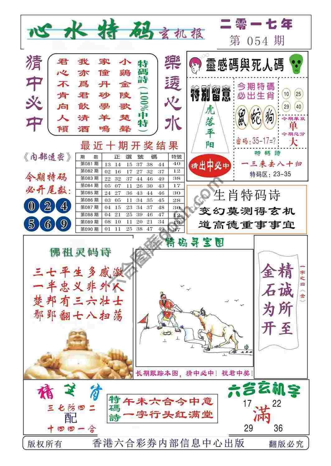 心水特码
